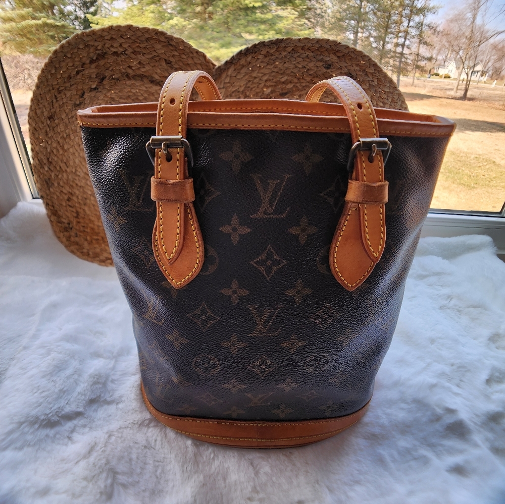 LV Monogram PM Bucket Bag